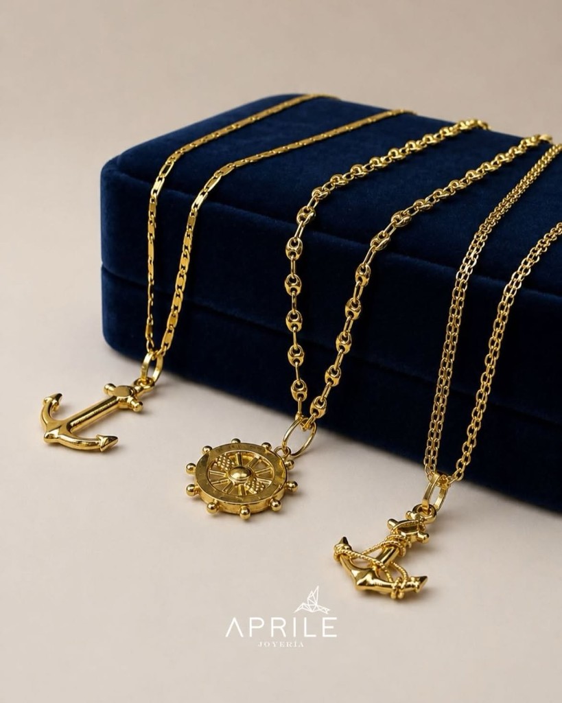 Colección Aprile Joyería — piezas en oro inspiradas en el mar